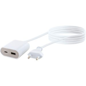 Schwaiger Ladeadapter-Verlängerung 2,5 m 230 V weiß Schwaiger Ladeadapter-Verlängerung 2,5 m 230 V weiß