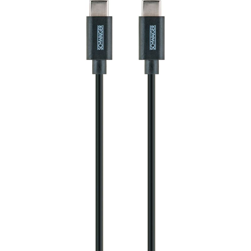 Schwaiger Sync und Ladekabel Typ C 2 m schwarz