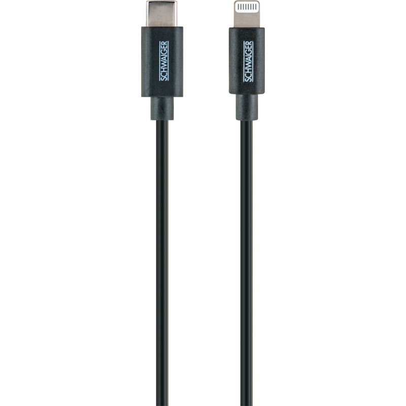 Schwaiger  Sync und Ladekabel für Apple 2 m schwarz