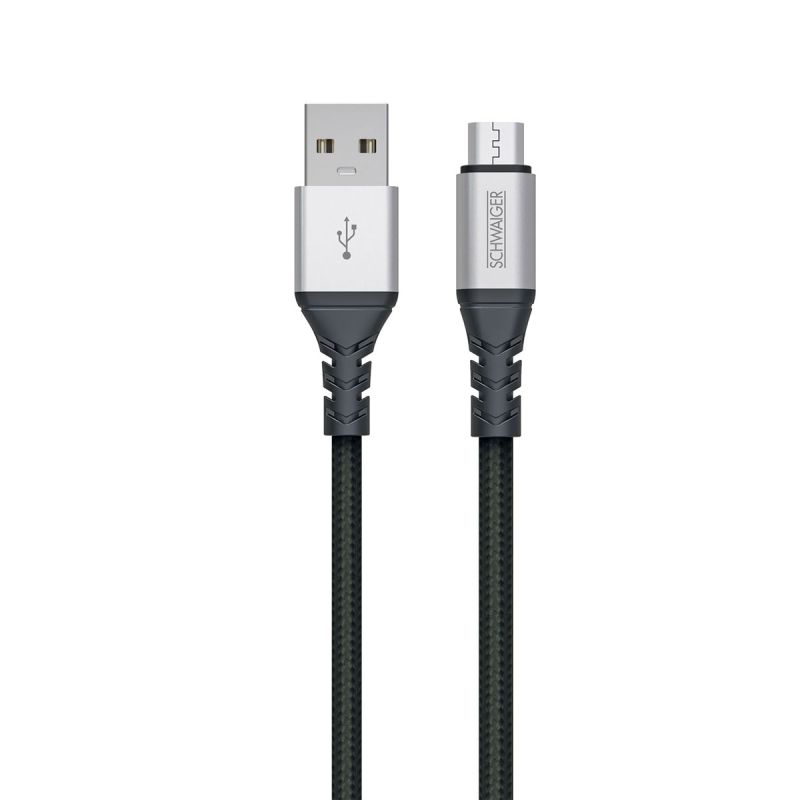 Schwaiger Sync und Ladekabel Typ A/Micro USB 1,2 m