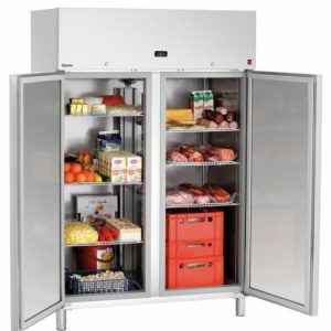 BARTSCHER Edelstahl Kühlschrank 1400, 2 Türen GN 2/1, 1400 L 1320x855x2050mm BARTSCHER Edelstahl Kühlschrank 1400, 2 Türen GN 2/1, 1400 L 1320x855x2050mm
