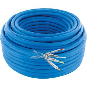 Schwaiger Netzwerkkabel CAT8.1 25 m blau Schwaiger Netzwerkkabel CAT8.1 25 m blau