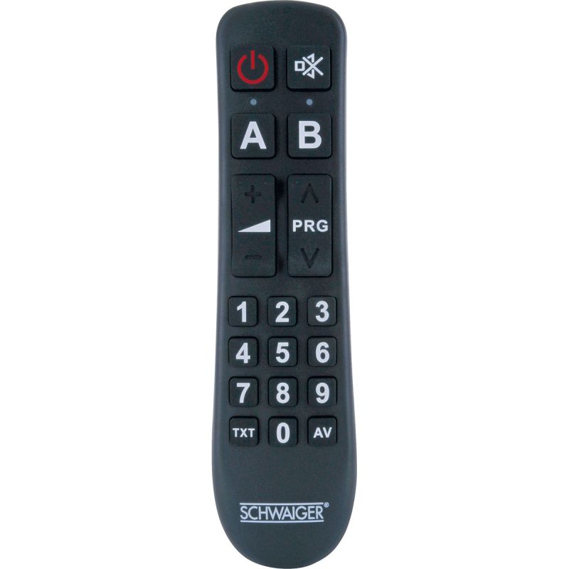 Schwaiger Universalfernbedienung Comfort Plus 2in1 schwarz