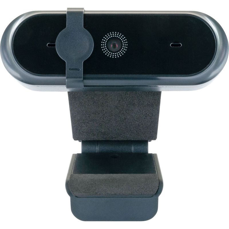 Schwaiger Webcam schwarz mit integrierter Abdeckung