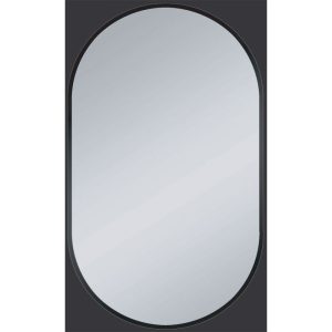 Valblue Design- Wandspiegel Laurin schwarz matt 45 x 75 cm Valblue Design- Wandspiegel Laurin schwarz matt 45 x 75 cm