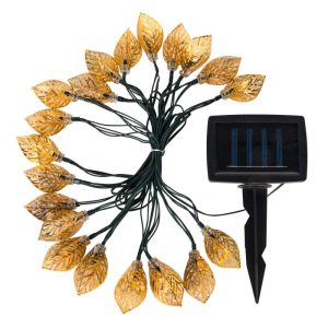 Flector Solarlichter Golden Leaf 4m inkl Akku Flector Solarlichter Golden Leaf 4m inkl Akku
