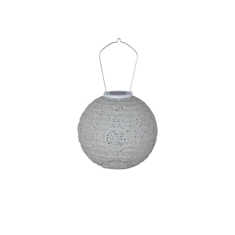 Flector LED-Solarlampion Taupe 20 cm inkl Akku