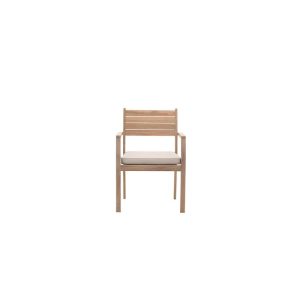 Haveson Stapelsessel Mykonos Akazienholz 58 x 84 x 58 cm hellgrau Haveson Stapelsessel Mykonos Akazienholz 58 x 84 x 58 cm hellgrau