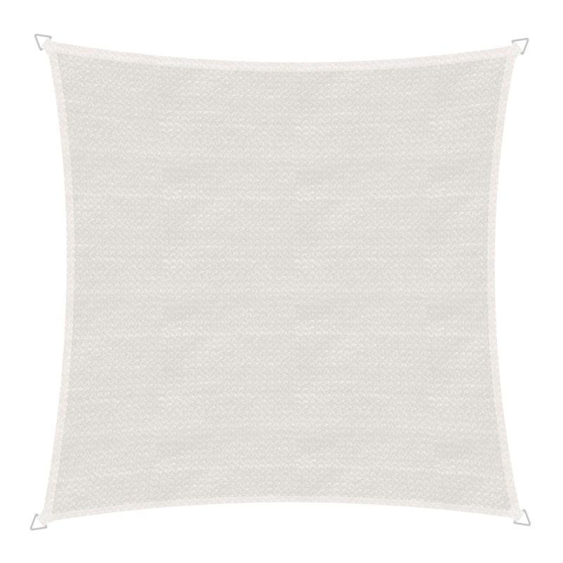 Sonnensegel Capri quadratisch 5 x 5 m weiß