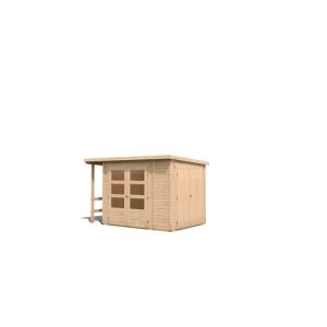 Gartenhaus "Kombi Pultdach" naturbelassen