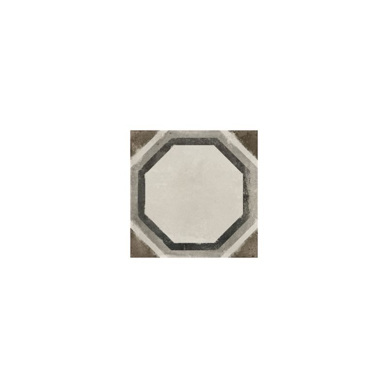 Feinsteinzeug Vintage Decoro Ottagono 20 x 20 cm