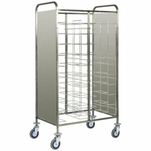 Abräumwagen 740 für 20 Tabletts GN 1/1 mit Seitenwänden Abräumwagen 740 für 20 Tabletts GN 1/1 mit Seitenwänden