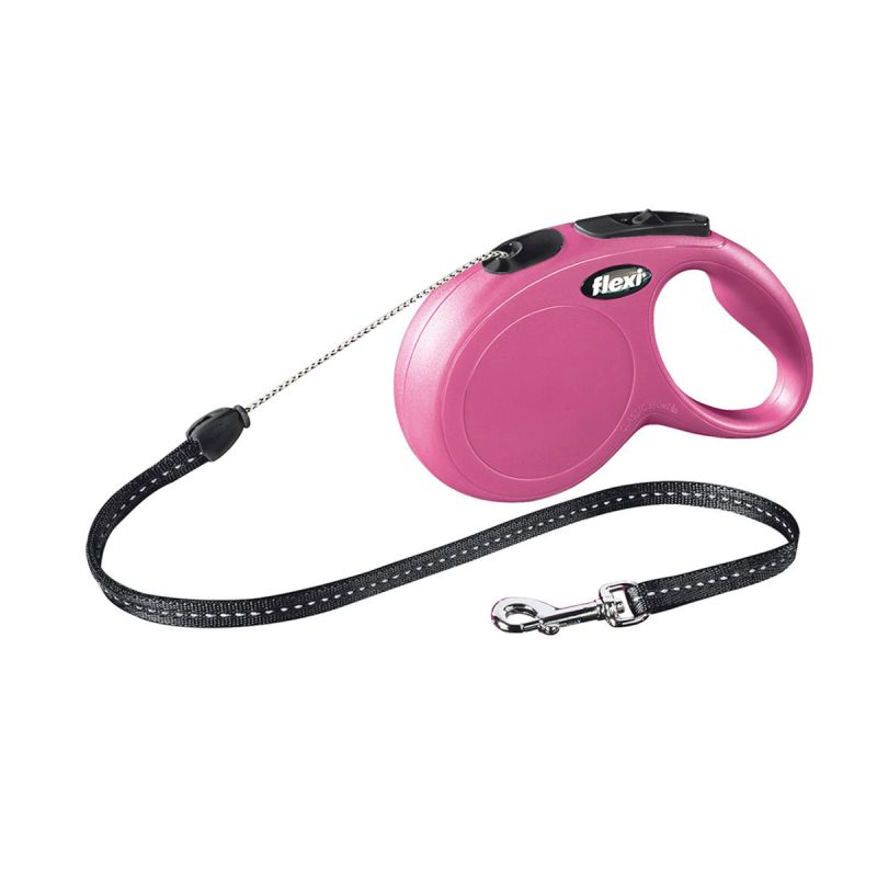 Flexi Seil-Leine New Classic pink S 8m