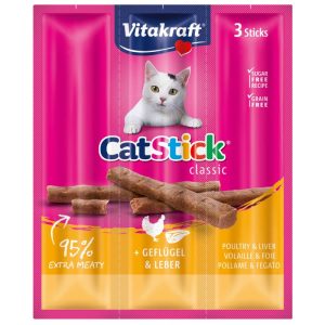 Cat-Stick mini Geflügel und Leber 3 Stück Cat-Stick mini Geflügel und Leber 3 Stück