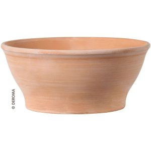 Tonschale glatt 32 cm White Garden
