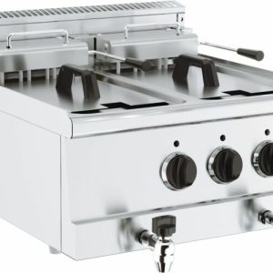 CombiSteel Elektro-Fritteuse, 2x 10 Liter, Breite 600mm, Tiefe 600mm, 2x 7.5kW CombiSteel Elektro-Fritteuse, 2x 10 Liter, Breite 600mm, Tiefe 600mm, 2x 7.5kW