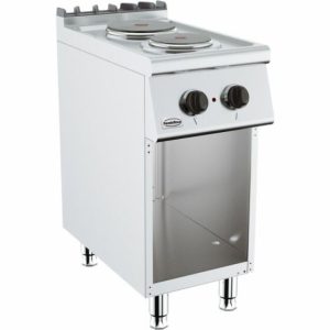 CombiSteel Elektroherd 2 Platten, 1x 2.25, 1x 1.85 kW, offener Unterbau CombiSteel Elektroherd 2 Platten, 1x 2.25, 1x 1.85 kW, offener Unterbau