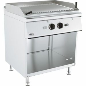 CombiSteel Gas Lavasteingrill 2x 9kW, 800x700x900mm CombiSteel Gas Lavasteingrill 2x 9kW, 800x700x900mm