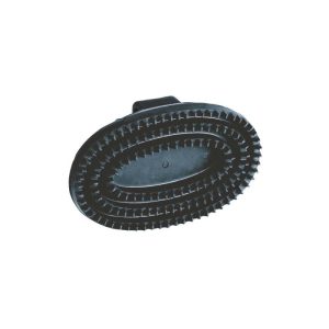 Gummistriegel 15 x 10,5 cm schwarz Gummistriegel 15 x 10,5 cm schwarz