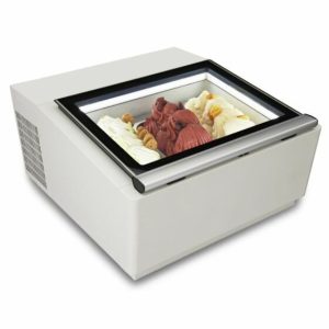 CombiSteel Speiseeisvitrine Tischmodell 3x 5 Liter weiß CombiSteel Speiseeisvitrine Tischmodell 3x 5 Liter weiß