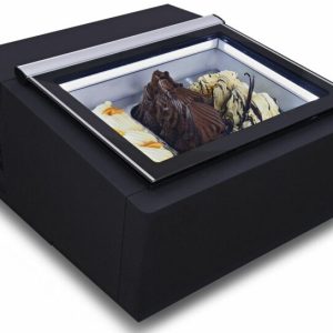 CombiSteel Speiseeisvitrine Tischmodell schwarz 3x 5 Liter CombiSteel Speiseeisvitrine Tischmodell schwarz 3x 5 Liter