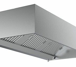 Wandhaube Schrägform ohne Motor 1400x700mm, Flammschutzfilter Typ F2 Wandhaube Schrägform ohne Motor 1400x700mm, Flammschutzfilter Typ F2