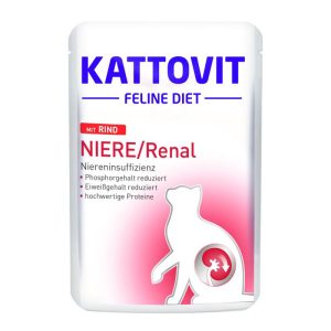 Kattovit Feline Diet bei Niereninsuffizienz mit Rind 85 g Kattovit Feline Diet bei Niereninsuffizienz mit Rind 85 g