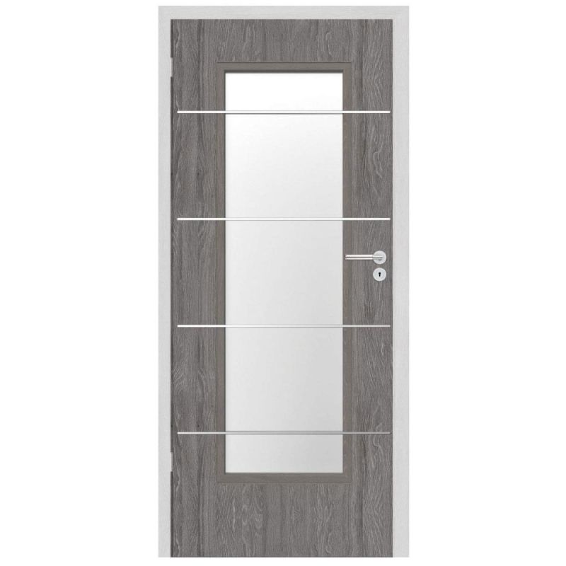 Classen Zimmer-Tür M.1 Eiche Grigio CPL 73,5 cm Anschlag rechts