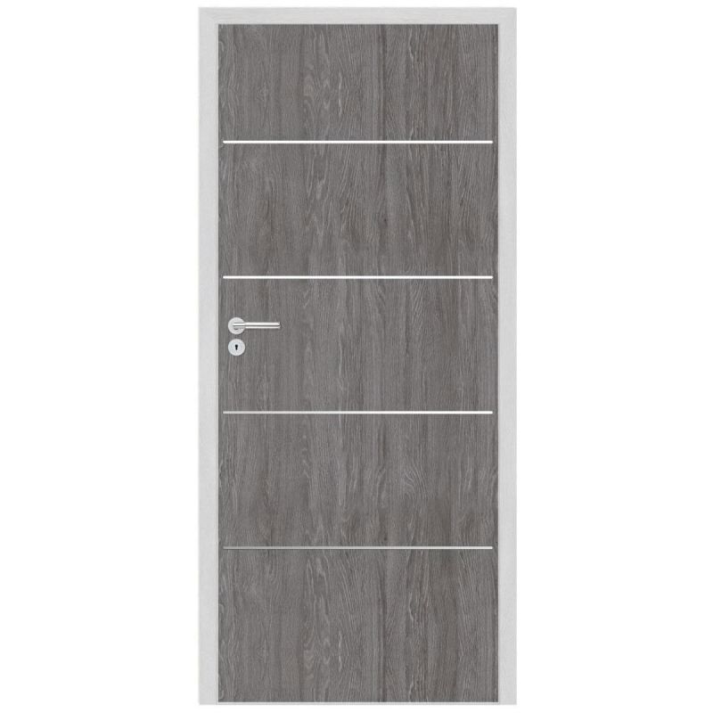 Classen CPL-Zimmertür Discovery Eiche Grigio Anschlag links 198,5 x 73,5 cm