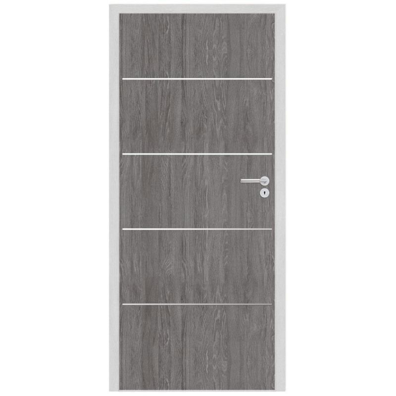 Classen CPL-Zimmertür Discovery Eiche Grigio Anschlag rechts 198,5 x 86 cm