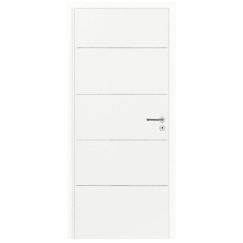 Classen Zimmer-Tür M.4 Weiß CPL 86 cm Anschlag rechts