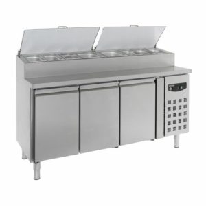 Pizzakühltisch, 2 Türen, 1360x700x1085mm Pizzakühltisch, 2 Türen, 1360x700x1085mm