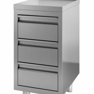 Schubladenschrank Arbeitstisch 3 Schubladen, Aufkantung 600x700x850mm Schubladenschrank Arbeitstisch 3 Schubladen, Aufkantung 600x700x850mm