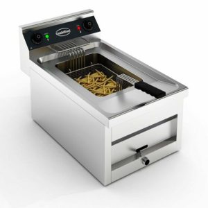 CombiSteel Tischfritteuse, 12 Liter, 9kW, 400x700x328mm, 400 V CombiSteel Tischfritteuse, 12 Liter, 9kW, 400x700x328mm, 400 V
