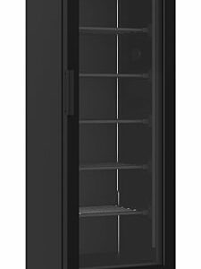 Tiefkühlschrank 1 Glastür Schwarz 221L, Breite 494mm Tiefkühlschrank 1 Glastür Schwarz 221L, Breite 494mm