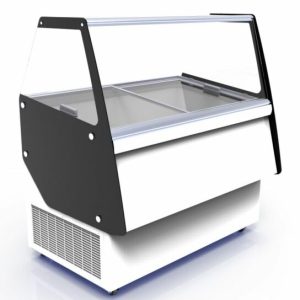 Speise-Eisvitrine Cuba 13x 5L Behälter
