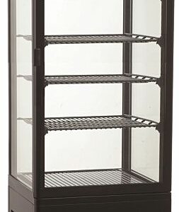 CombiSteel Kühlvitrine 98L, schwarz 428x386x1110mm CombiSteel Kühlvitrine 98L, schwarz 428x386x1110mm