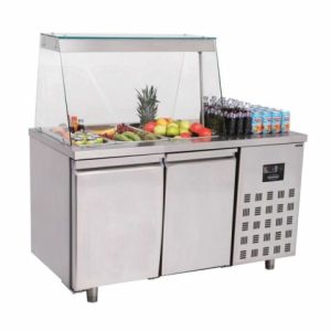 KBS Edelstahlkühlschrank KU 753, 610L KBS Edelstahlkühlschrank KU 753, 610L