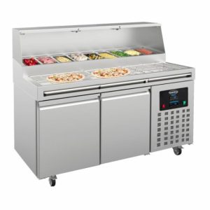 CombiSteel Pizzakühltisch 2 Türen für 9x 1/3GN, Breite 1790mm CombiSteel Pizzakühltisch 2 Türen für 9x 1/3GN, Breite 1790mm