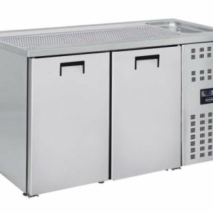 CombiSteel Getränketheke Biertheke 2 Türen, 1 Becken rechts CombiSteel Getränketheke Biertheke 2 Türen, 1 Becken rechts