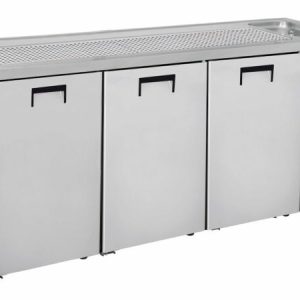 CombiSteel Getränketheke Biertheke 3 Türen, 1 Becken rechts CombiSteel Getränketheke Biertheke 3 Türen, 1 Becken rechts