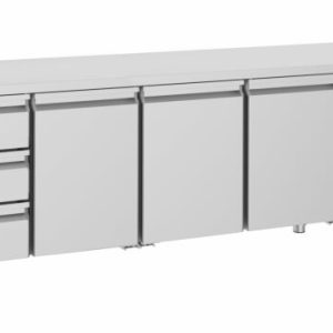 CombiSteel Kühltisch 3 Türen 3 Schubladen 632L, 2330x700x850mm CombiSteel Kühltisch 3 Türen 3 Schubladen 632L, 2330x700x850mm