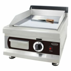 Profi Gas-Grillplatte Chrom 400 glatt – Propan 3kW Profi Gas-Grillplatte Chrom 400 glatt – Propan 3kW
