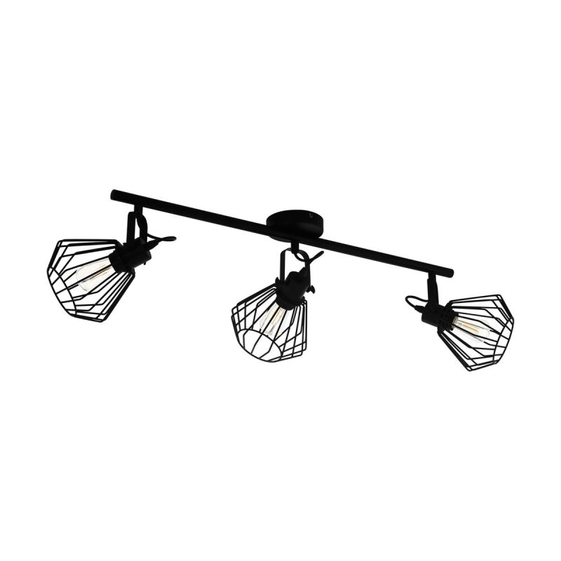 Eglo Spotserie Tabillano 3 Spots schwarz