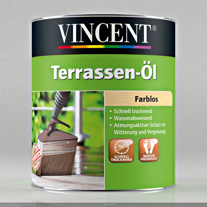 Vincent Terrassen-Öl Natur 2,5 L