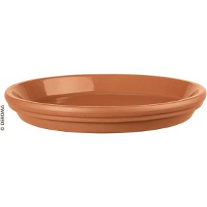 Untersetzer 13 cm Ton lackiert Untersetzer 13 cm Ton lackiert