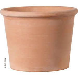 Tontopf Cilindro Bordato 28 cm White Garden