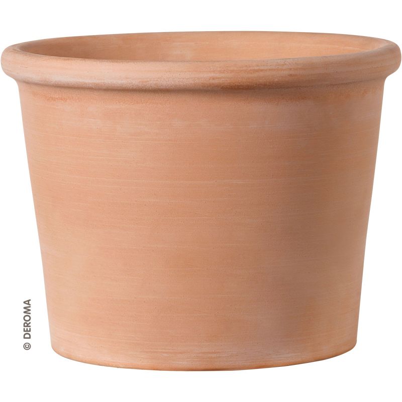 Tontopf Cilindro Bordato 38 cm White Garden