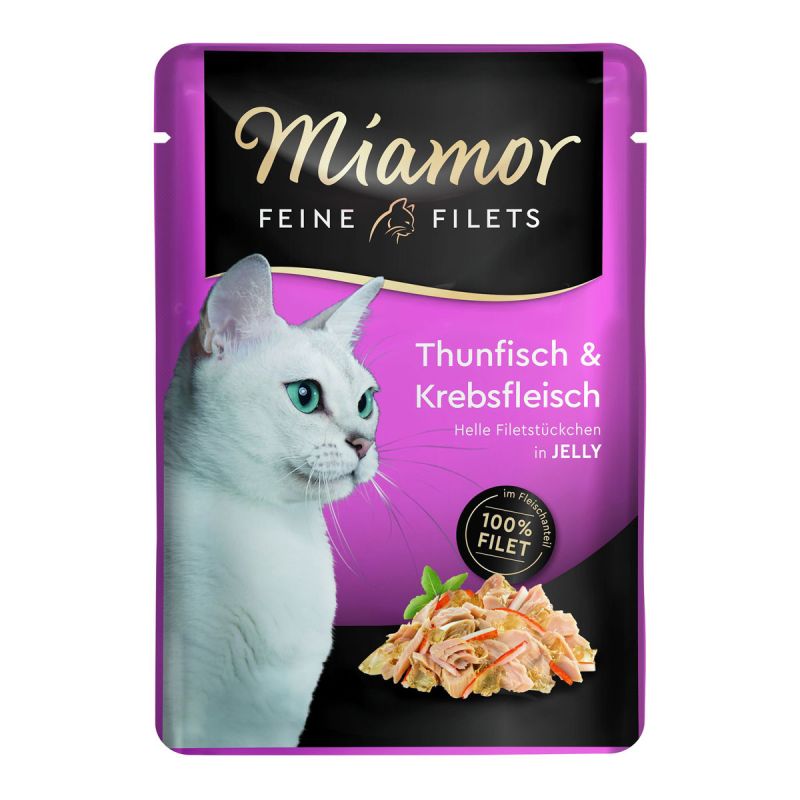 Miamor Feine Filets Thunf Krebs100g