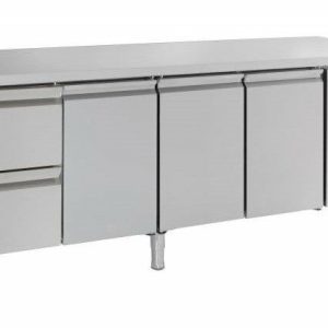 CombiSteel Kühltisch 3 Türen, 2 Schubladen 553L, 2230x700x850mm CombiSteel Kühltisch 3 Türen, 2 Schubladen 553L, 2230x700x850mm